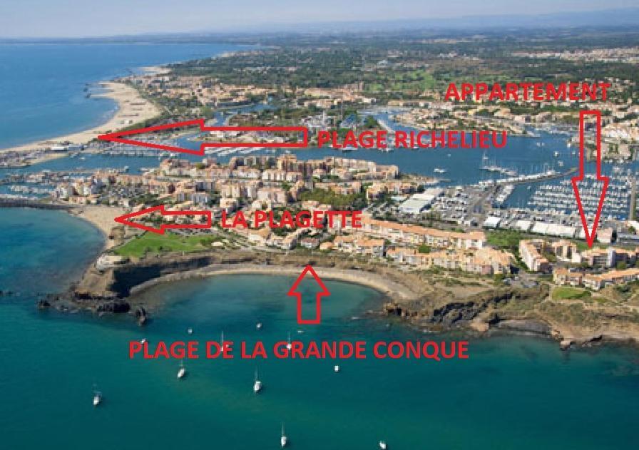 Cap D'Agde 300M Plage Du Mole,Vue Port,Parking,Lave Linge,Piscine Apartment Exterior photo